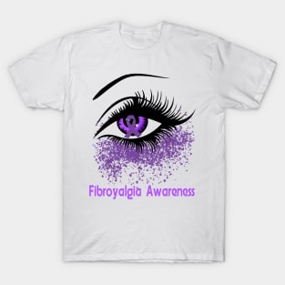 Fibromyalgia Awareness T-Shirt Perfect Eyes For Women T-Shirt